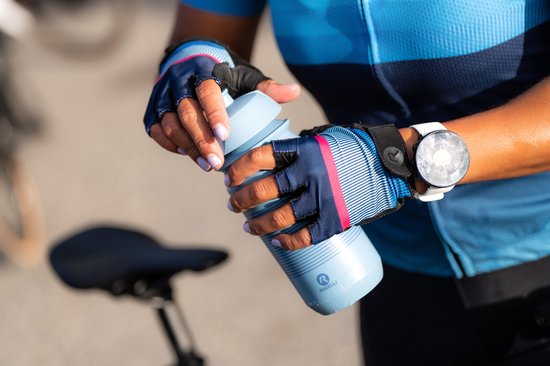 Rogelli Sportbidon 500ml Fietsbidon - Drinkfles BPA vrij - Lichtblauw — afbeelding 2