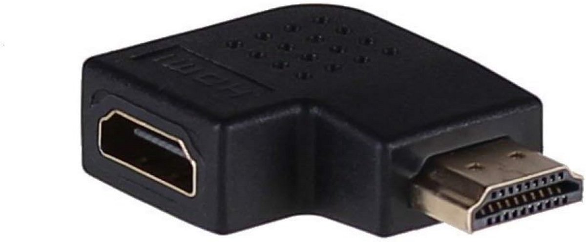 HDMI Hoekadapter 90 Graden Verguld voor Aansluitgemak
