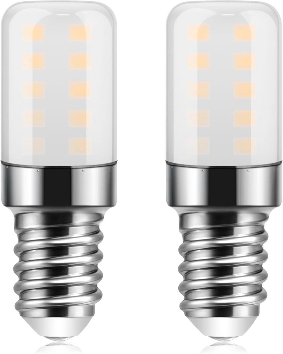 Set van 2 LED Lampen E14 Fitting Warm Wit Licht 2700K