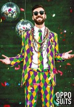 OppoSuits Harleking - Mannen Kostuum - Gekleurd - Carnaval - Maat 58