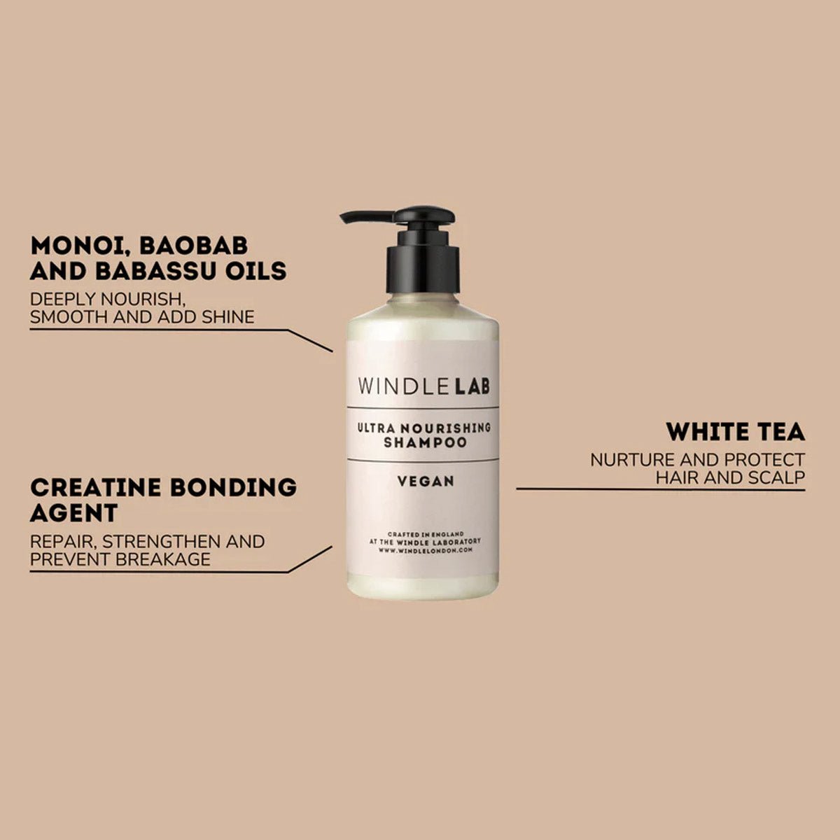 Ultra Nourishing Shampoo - 1000ml - Windle Lab