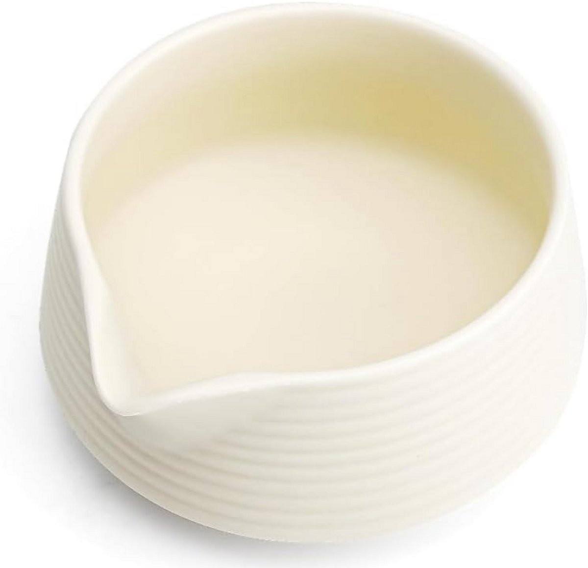 Keramische Matcha Kom 500ml Wit - Theemok voor Latte en Theeceremonie