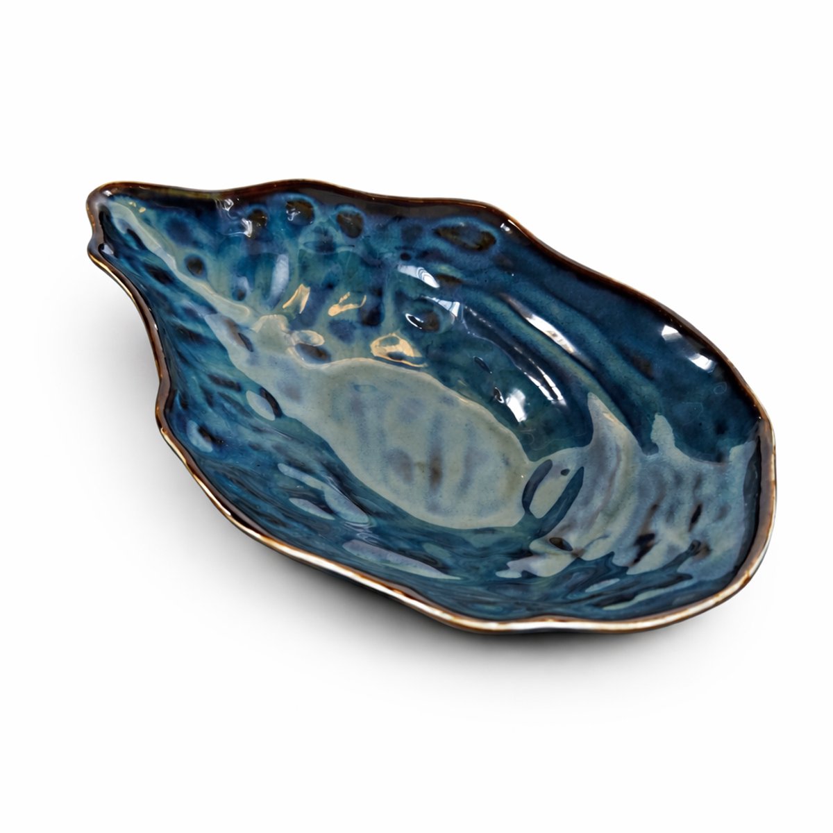 Oesterschaal - Blauw/donker - Maat L - 29 cm