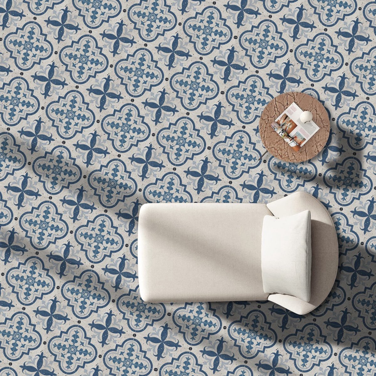 Zelfklevende Vinyl Vloertegels 30x30cm Antislip Waterdicht PVC