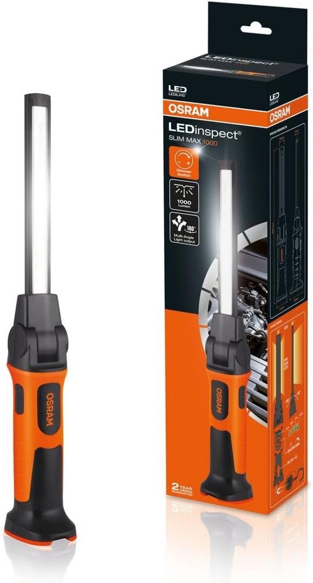 Oplaadbare LED-inspectielamp met flexibele hoek en hoge lichtopbrengst