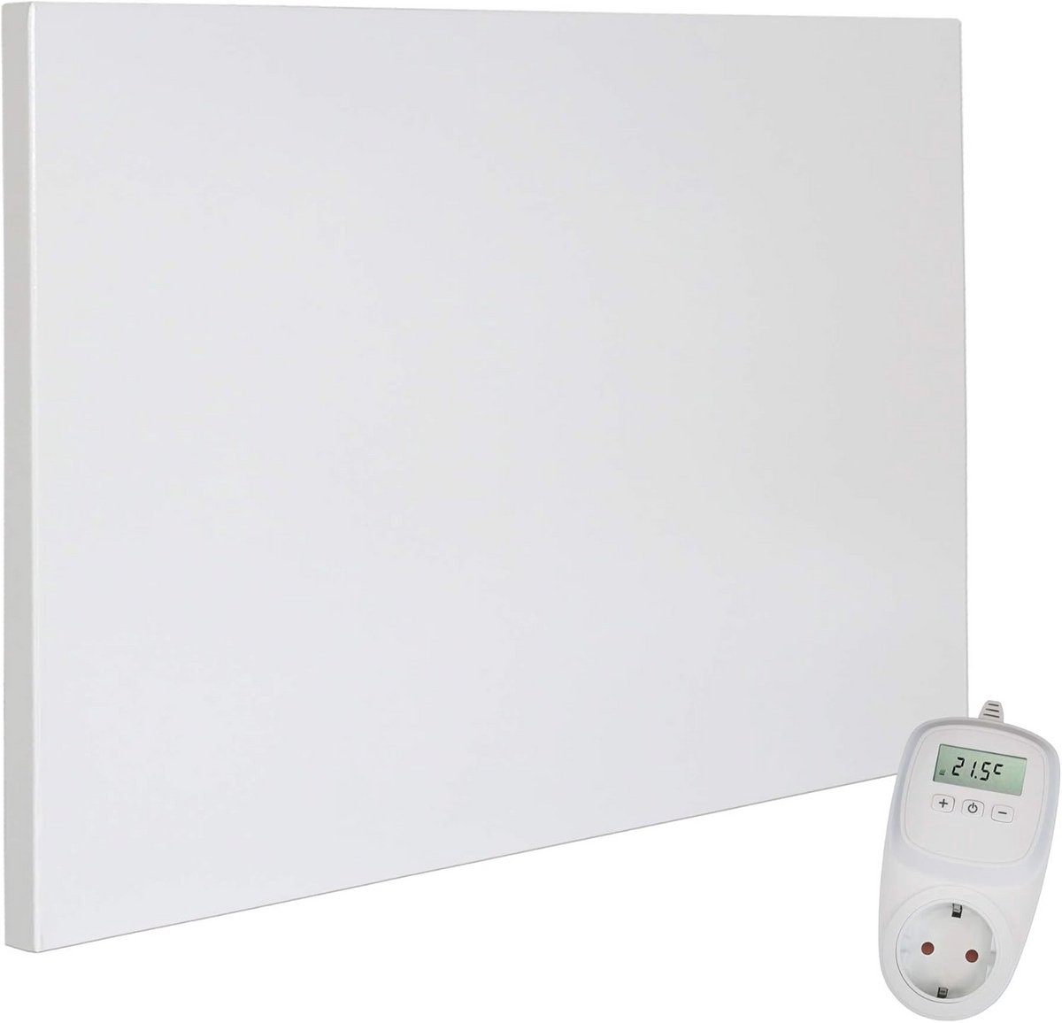 Infrarood Wandverwarming met Thermostaat – Energiezuinige Carbon Crystal Paneelverwarming voor Badkamer – 300W