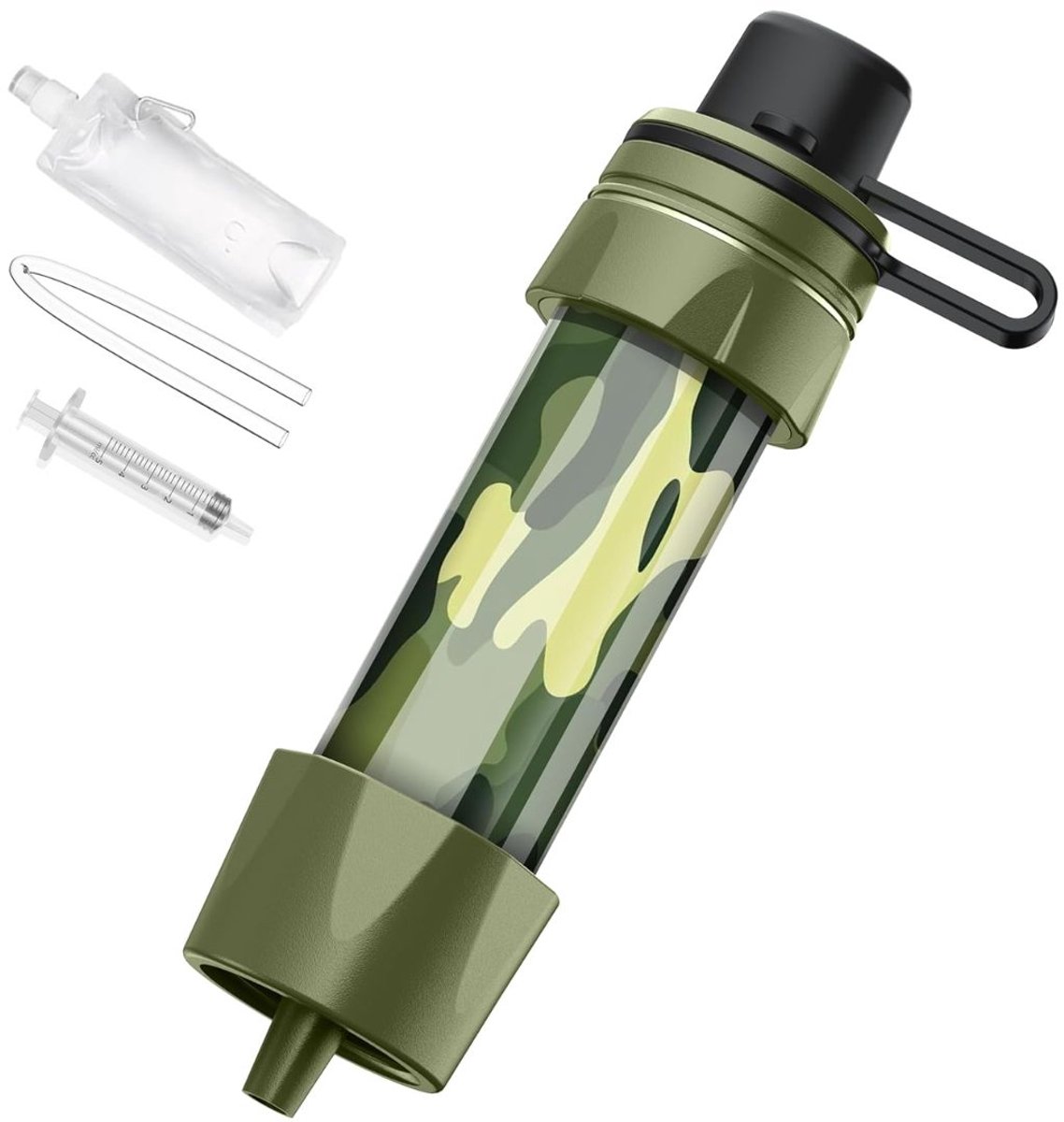 Nexvo® Waterfilter noodpakket - Waterfilter - Groen - 25cm x 12cm x 7cm