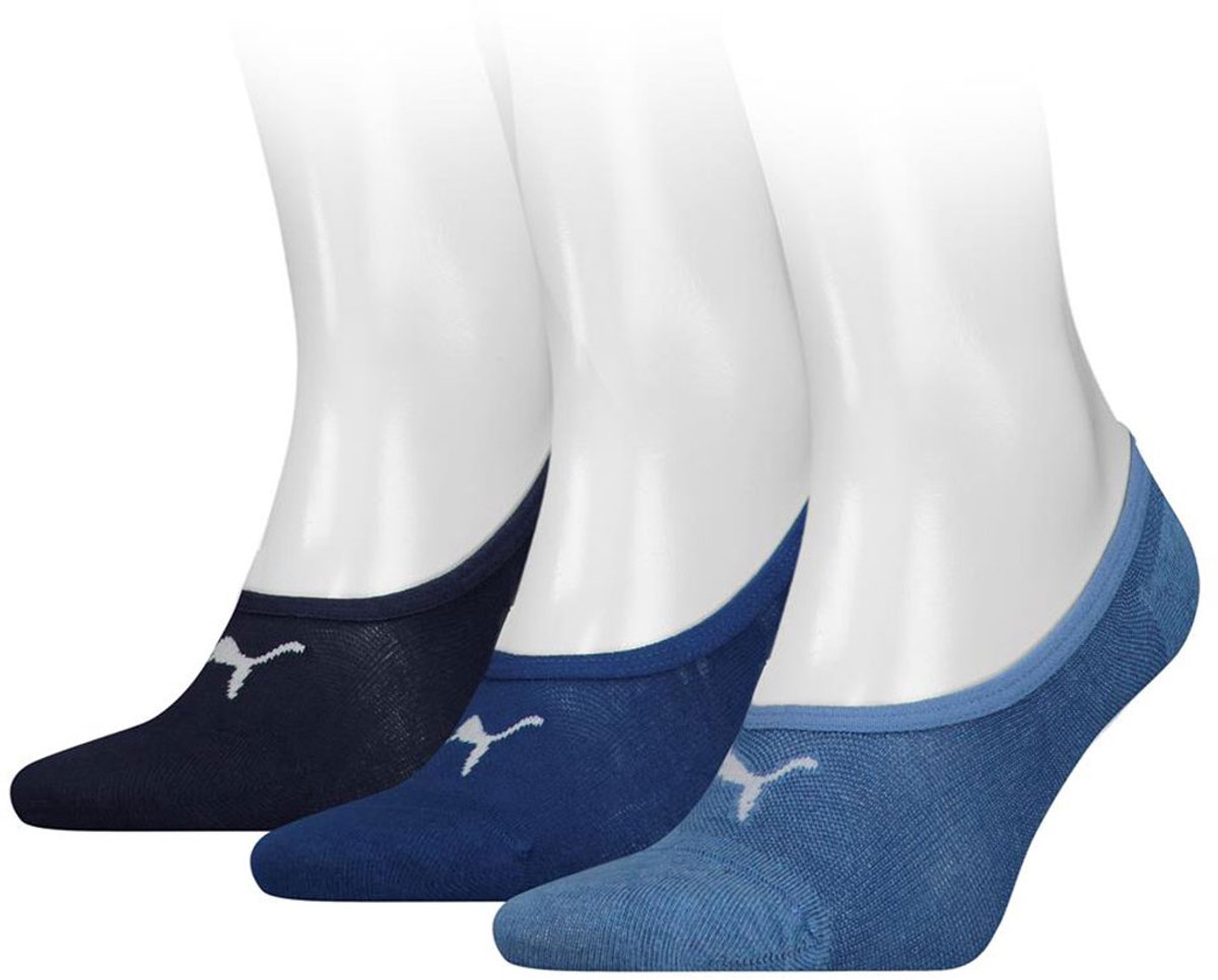 Puma 6-Pack No-show Sokken Luchtig Onzichtbaar Heren Dames – 35-38 171002001 Blauw
