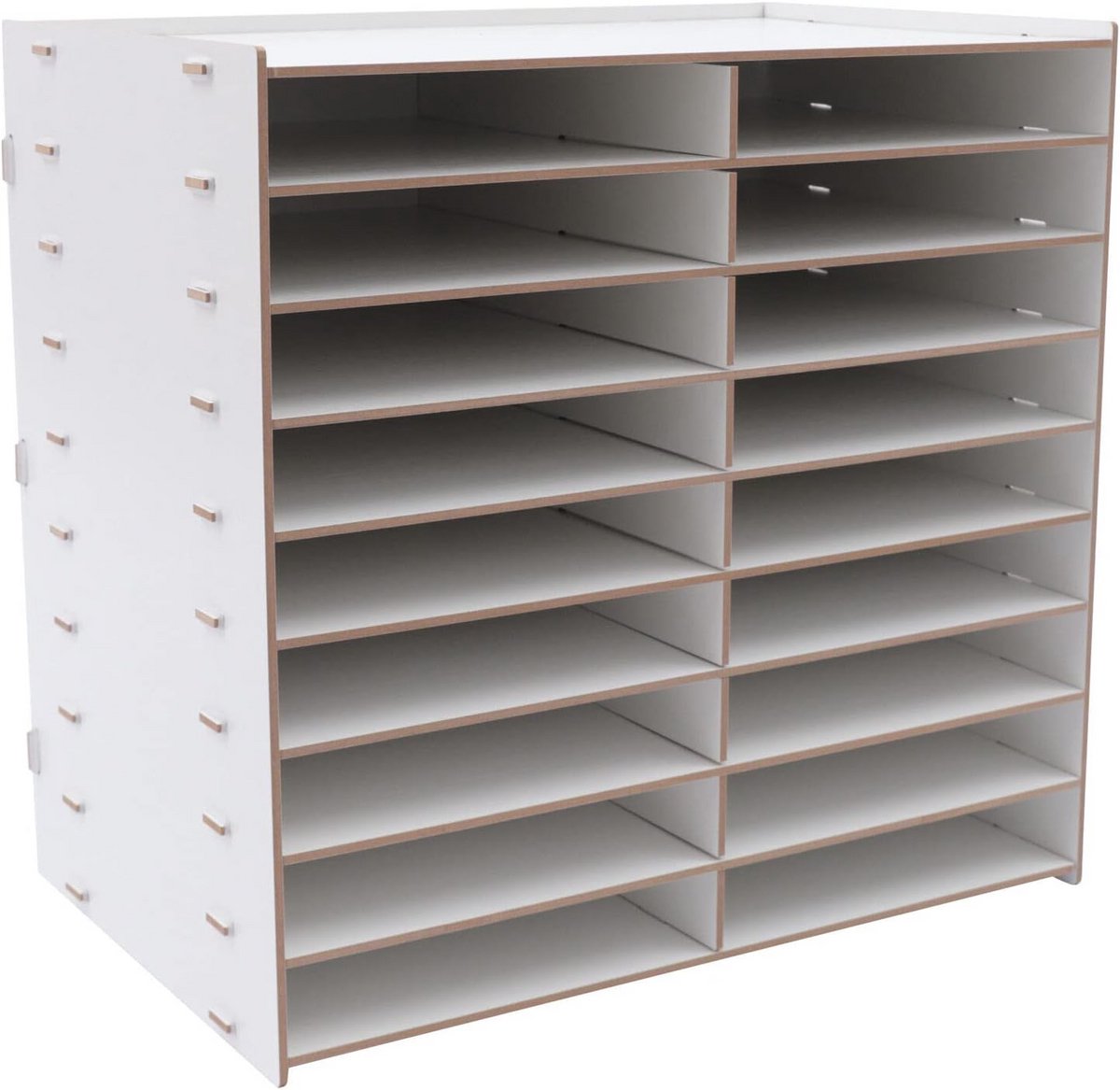Bureau-organizer met 18 vakken voor papieren en documenten - Multifunctionele archiefplank voor kantoor
