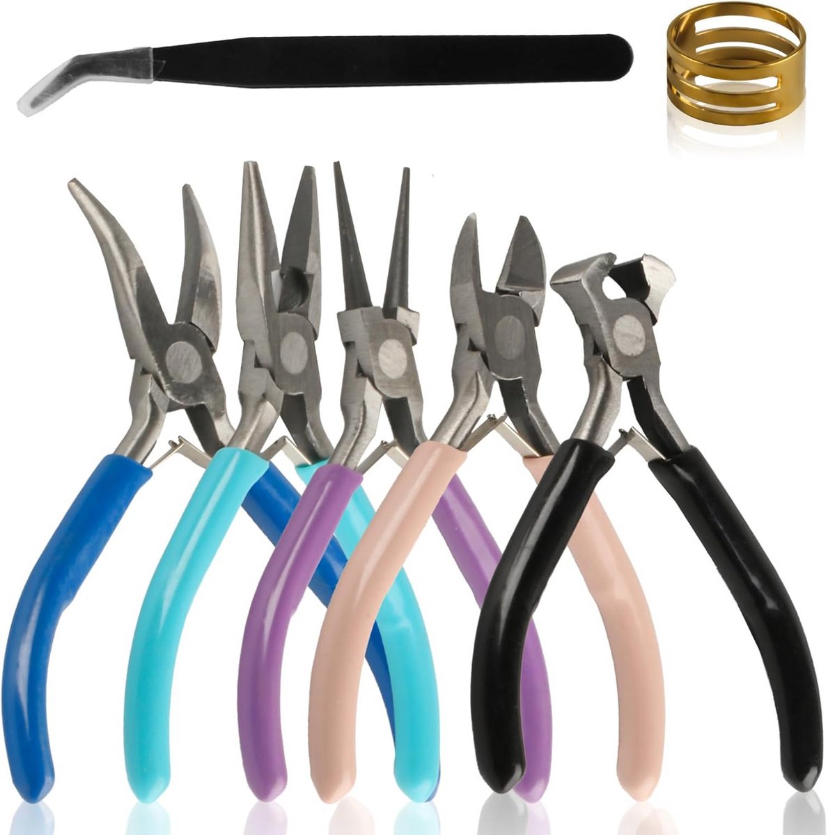 Set van 5 Sieradentangen voor Creatief Sieraden Maken