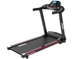 MegaGoods Sprint Pro - Elektrische loopband inklapbaar met armleuningen - 1–12 km/u - LCD display met 12 programma's - Hellingsfunctie - Incl. Flessen / Tablethouder - Bluetooth met speakers