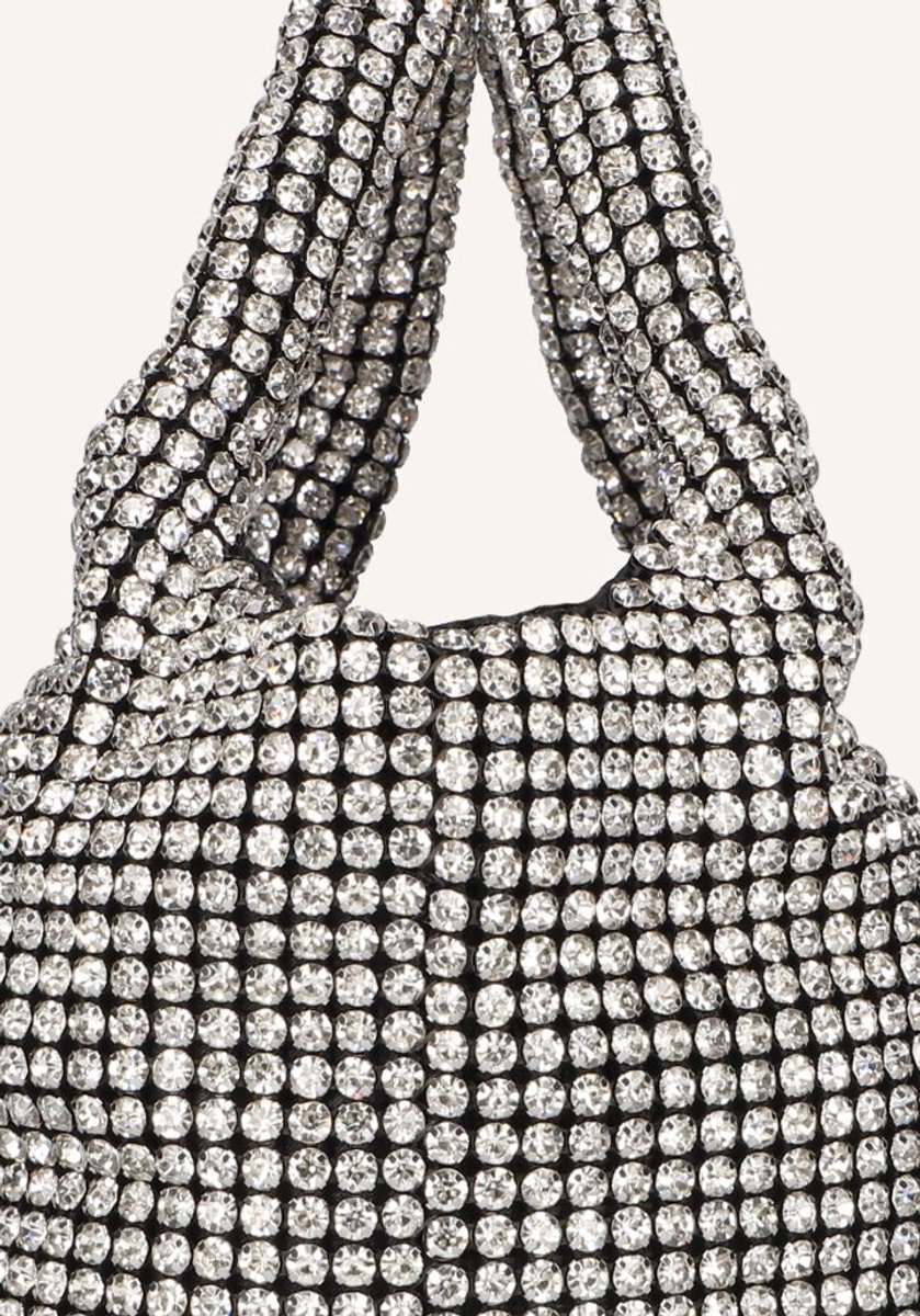 Hvisk Merry Rhinestones Handtassen Dames - Zilver - Maat ONESIZE