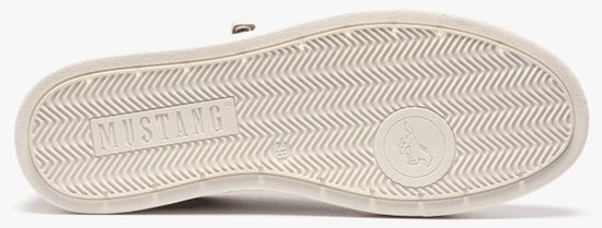 MUSTANG Dames 1099-506-9 hoge sneakers, Wit 1 Weiss, 38 EU