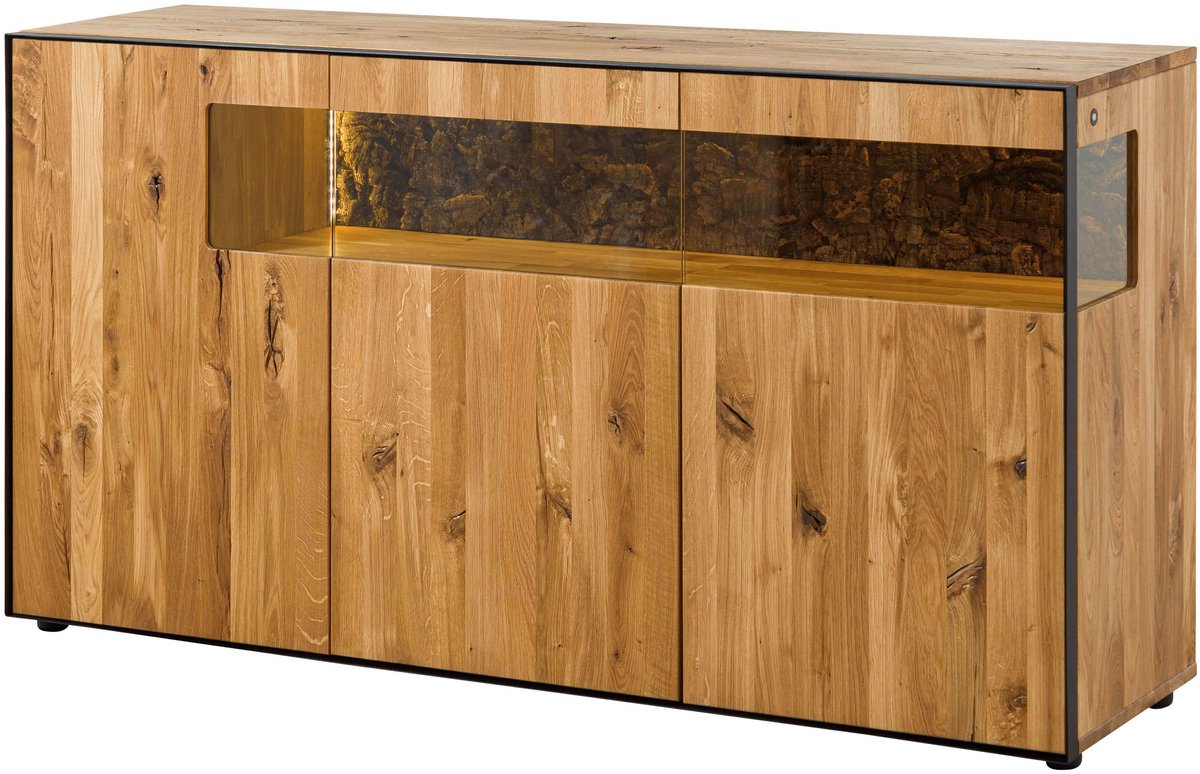 MASSIVMOEBEL24 .DE wilde eik dressoir blank massief hout 200x45x87 cm geolied deels gemonteerd STARNBERG #16