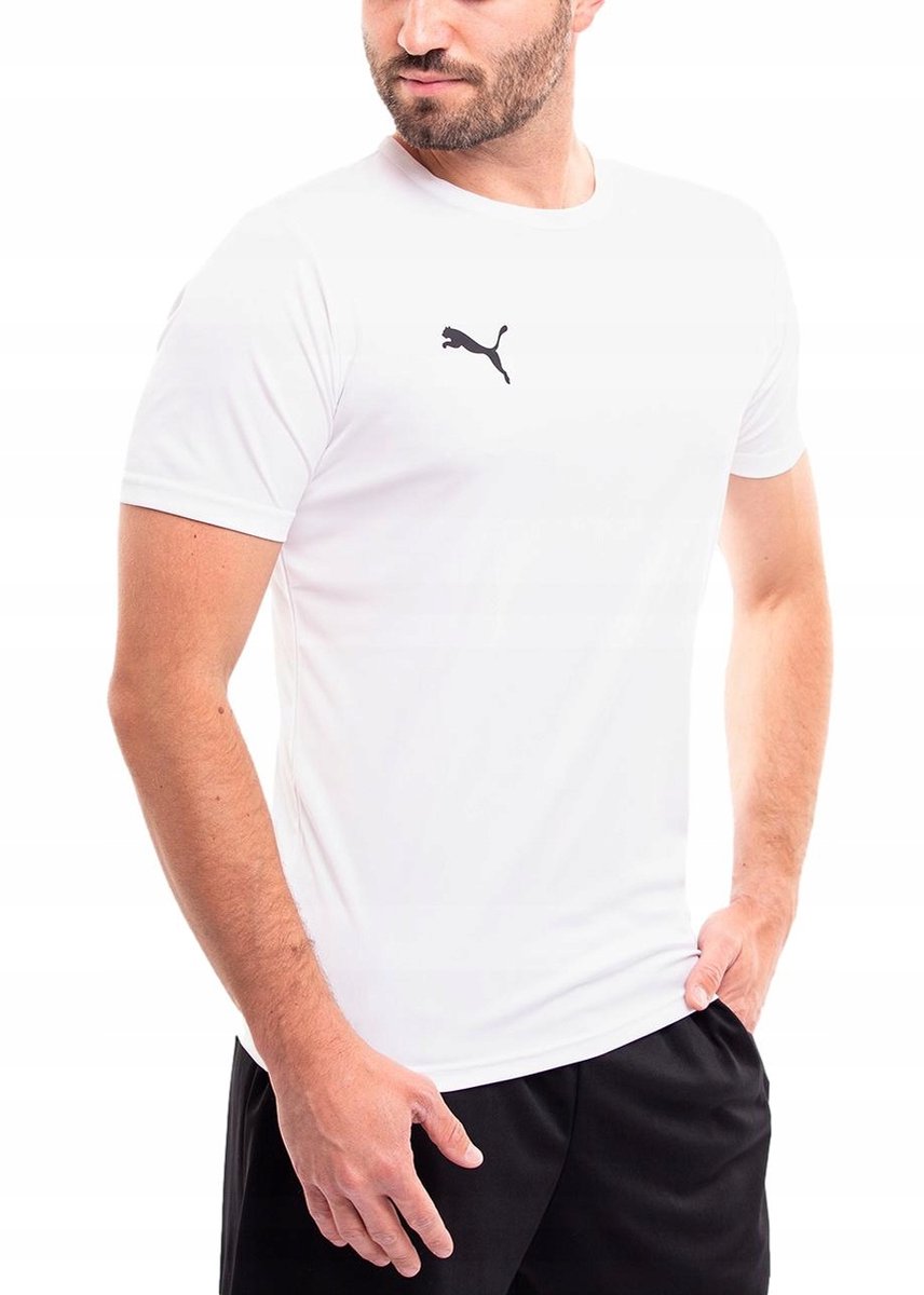 PUMA Sportshirt Heren teamRISE – Polyester Wit