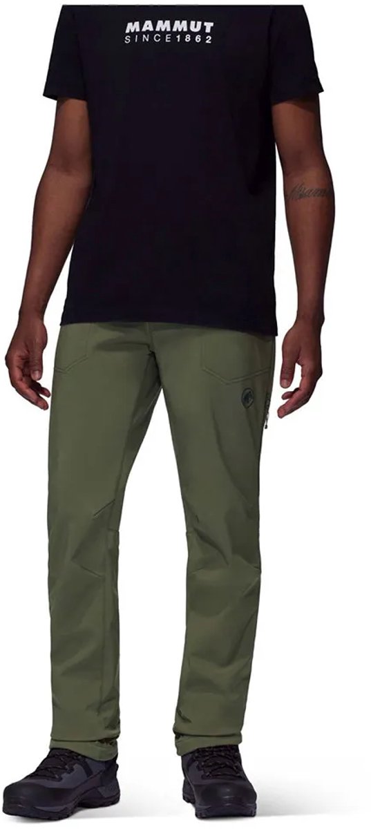 Mammut Runbold Winter Softshell Broek Groen 52 / Regular Man