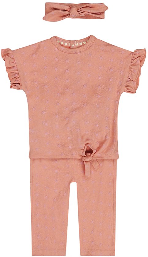 Dirkje Meisjes Kledingset - Light pink