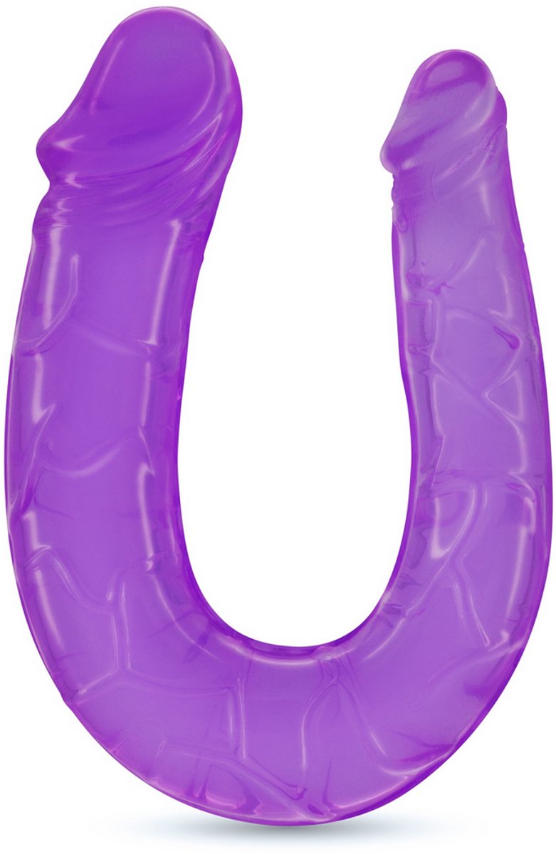 Crushious - Double Trouble - Double Dildo - 10,6 / 27 cm - Paars