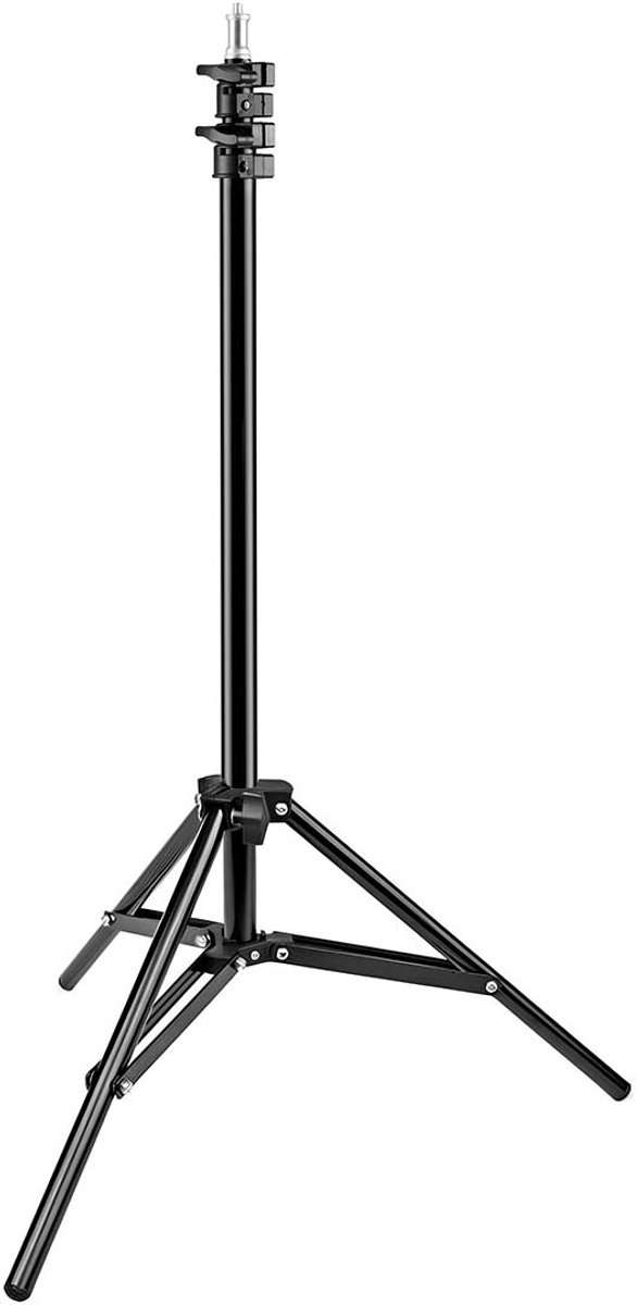 Avizar Verstelbaar telescopisch statief 1,1 m met smartphonehouder, Zwart