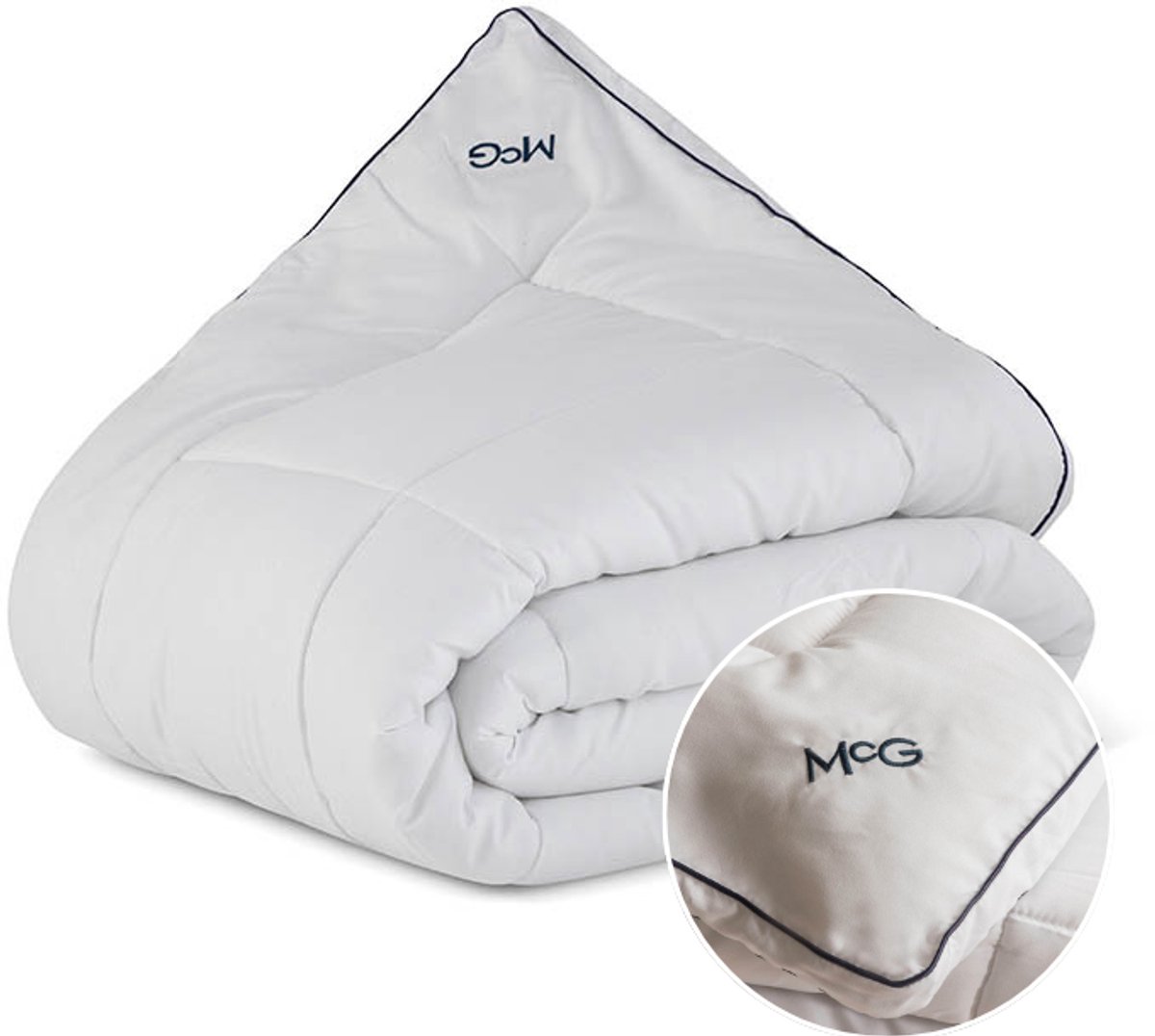 Dekbed-Discounter - McGregor Dekbed 200 x 200 cm - 4-seizoenendekbed - Wasbaar op 40 graden - Hotelkwaliteit: volumineus, lichtgewicht en extra comfortabel - Wit