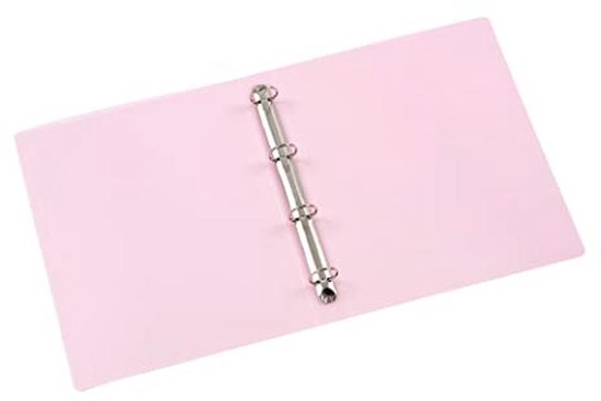 Flexibele A4 Map MAXI - 4 Ringen - Voor Documenten - Doorschijnend Roze ...