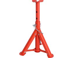 Carpoint Assteun Inklapbaar - Tot 2000kg – 3-voudig in hoogte verstelbaar – 277mm, 322mm of 366mm - Compact inklapbaar – TÜV/GS-gecertificeerd