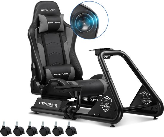 DoneMore® - Racing simulator cockpit - sim racing stoel met ...