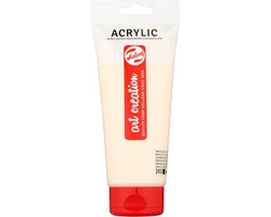 Acrylverf Tube - Schildersverf Kleur - Creatief Schilderen - Hoge Lichtechtheid - 200 ml - Napelsgeel Rood Licht