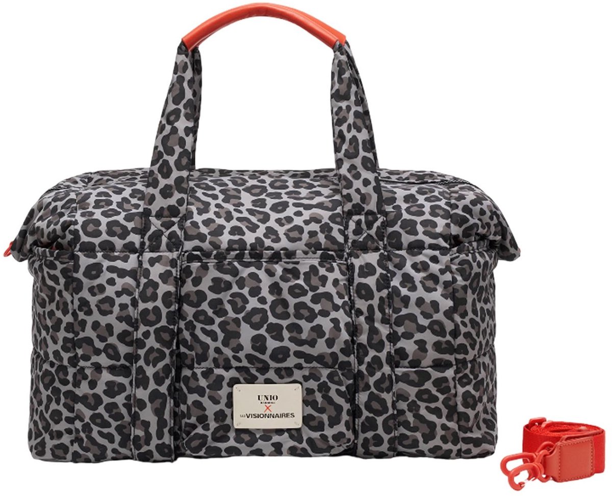 Unio Hamburg x Les Visionnaires reistas Leo Unio Travel Bag Leo Grey Lichtgrijs