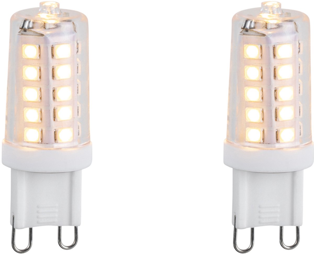 LUEDD Set van 2 G9 dimbare LED lampen 3.2W 250 lm 2200K