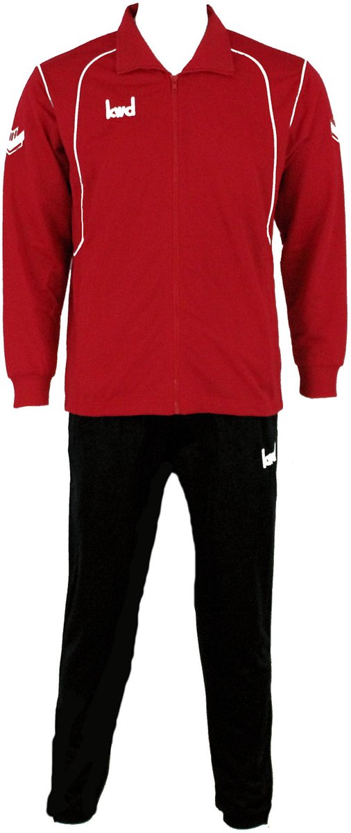 KWD - Trainingspak Victoria - Maat 164 - Rood/wit/zwart