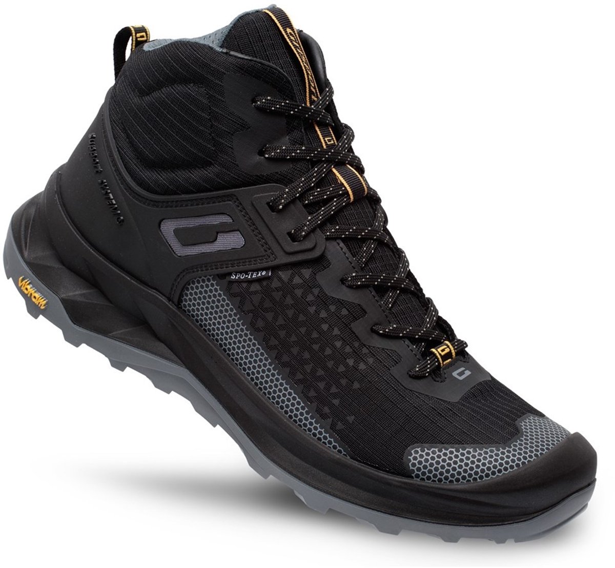 Grisport Explorer mid wandelschoenen uni 15403-01 Zwart