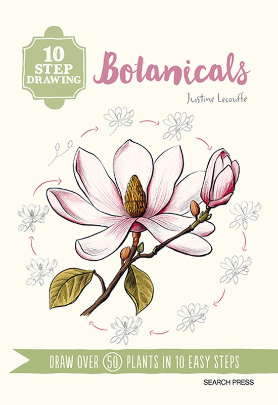 10 Step Drawing: Botanicals - 50 flower en planten in 10 stappen | bol