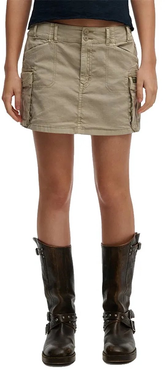 Superdry Cargo Minirok XL Vrouw Grijs