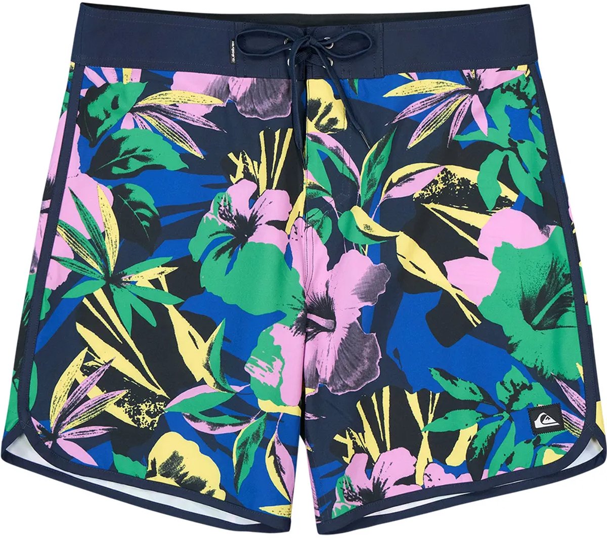 Quiksilver Surfsilk Scallop 18´´ Zwembroek 31 Man Marineblauw