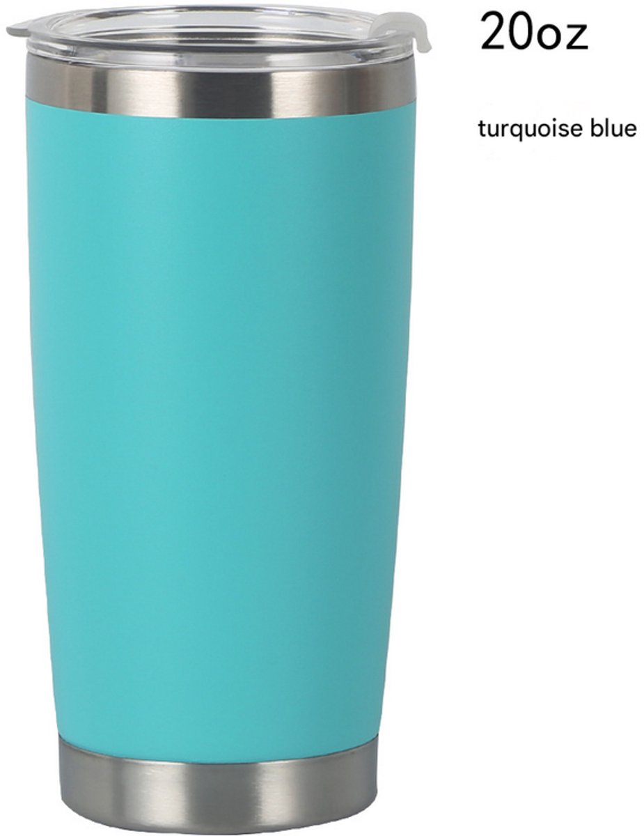Thermobeker to go 590ml kleur Turkoois