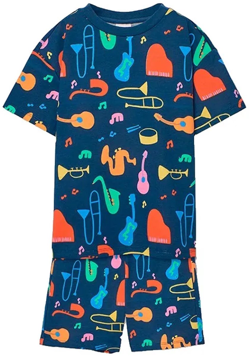 Boboli 683018 Korte Mouw Pyjama Blauw 5 Years Jongen