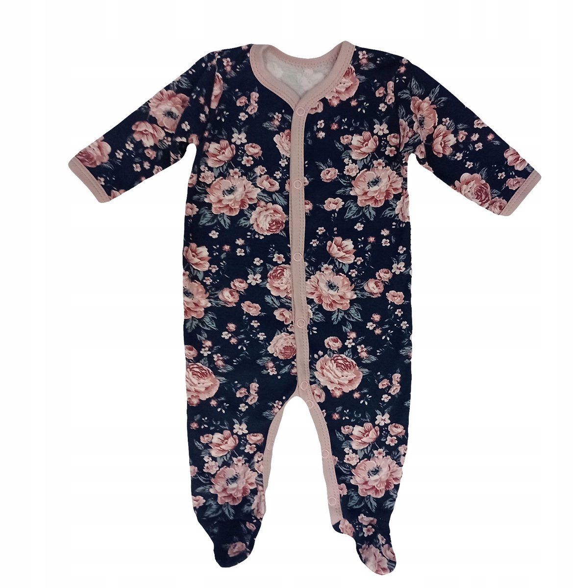 Dartomik - Babypyjama - Roze - Lange mouw - Maat 50
