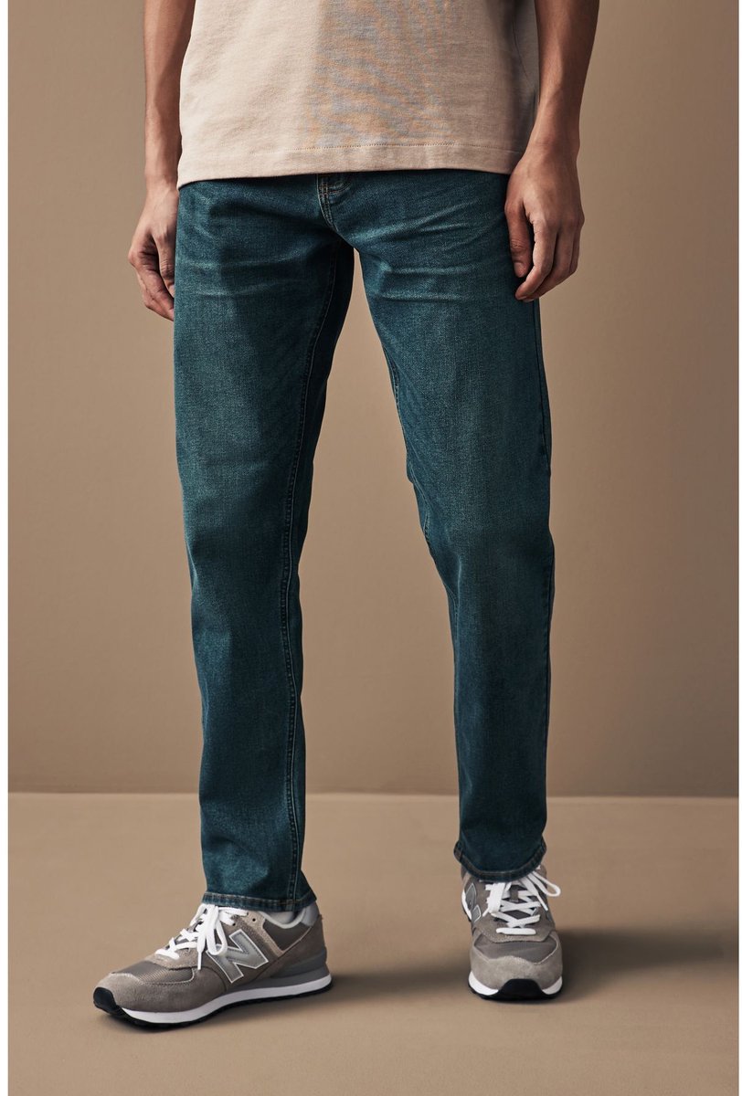 Next - Heren - Motionflex slim-fit jeans - Blauw