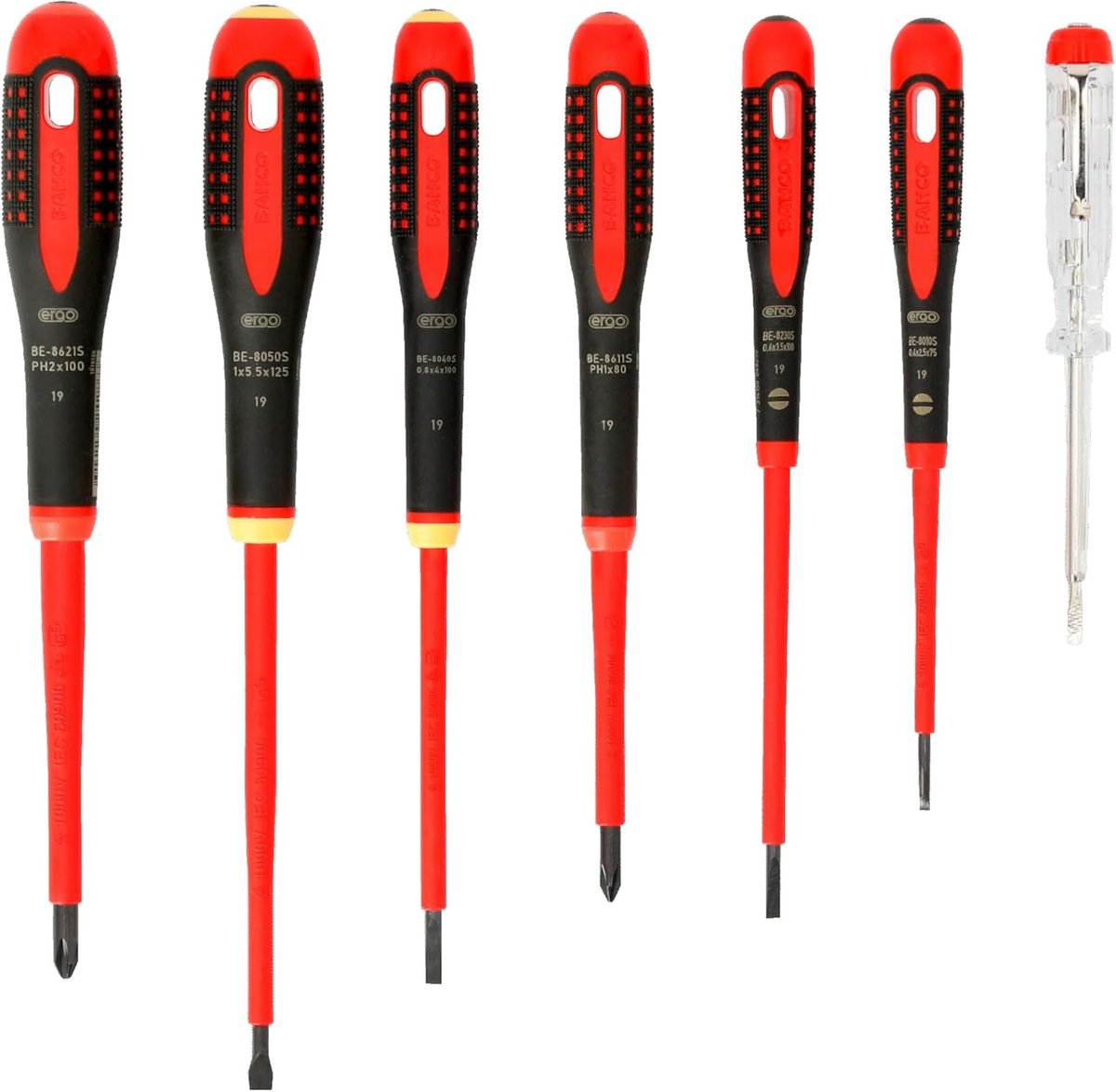Schroevendraaierset - Gereedschap Set - Schroeven Draaien - Ergonomische Handgrepen - 7 Delig - Multicolor