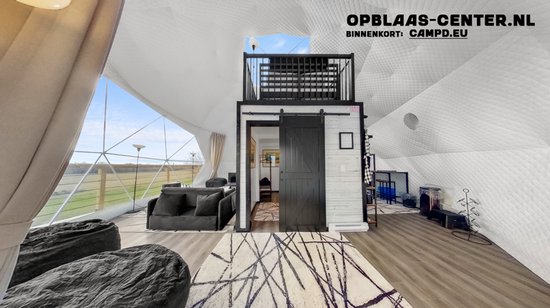 Glamping DOME/ GLOBE - 6 meter - Beige tent — afbeelding 2