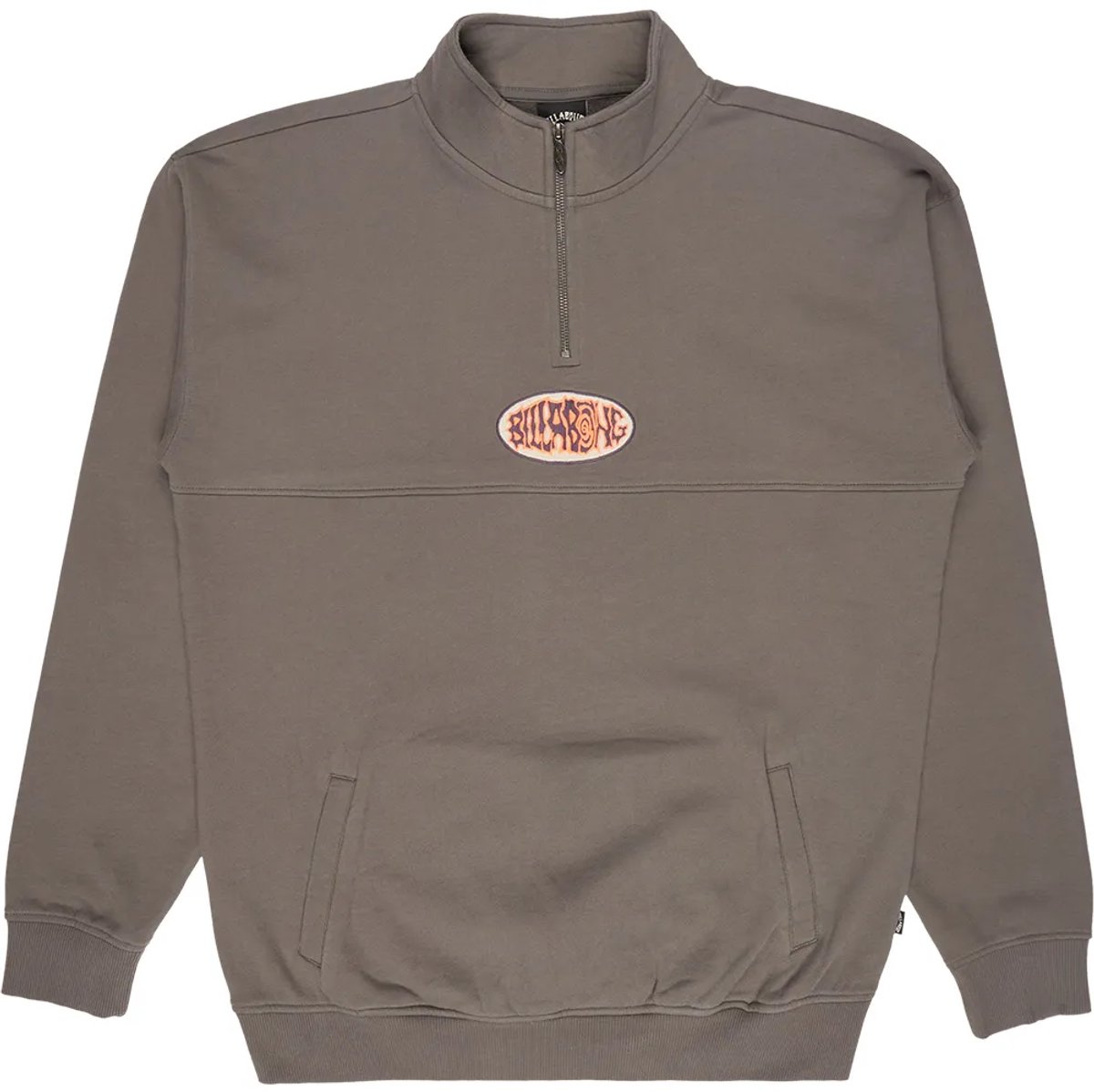Billabong Core Lord Sweatshirt Met Halve Rits S Man Pewte