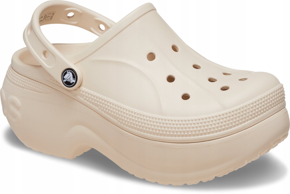 Crocs Bella Serie - Platform Klompen - Winter Wit - Croslite Materiaal