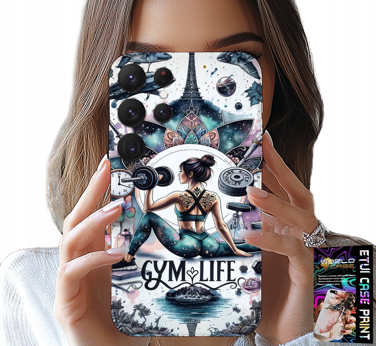 HOESJE VOOR SAMSUNG GALAXY S24 ULTRA - GYM LIFE FITNESS FITNESS CROSSFIT