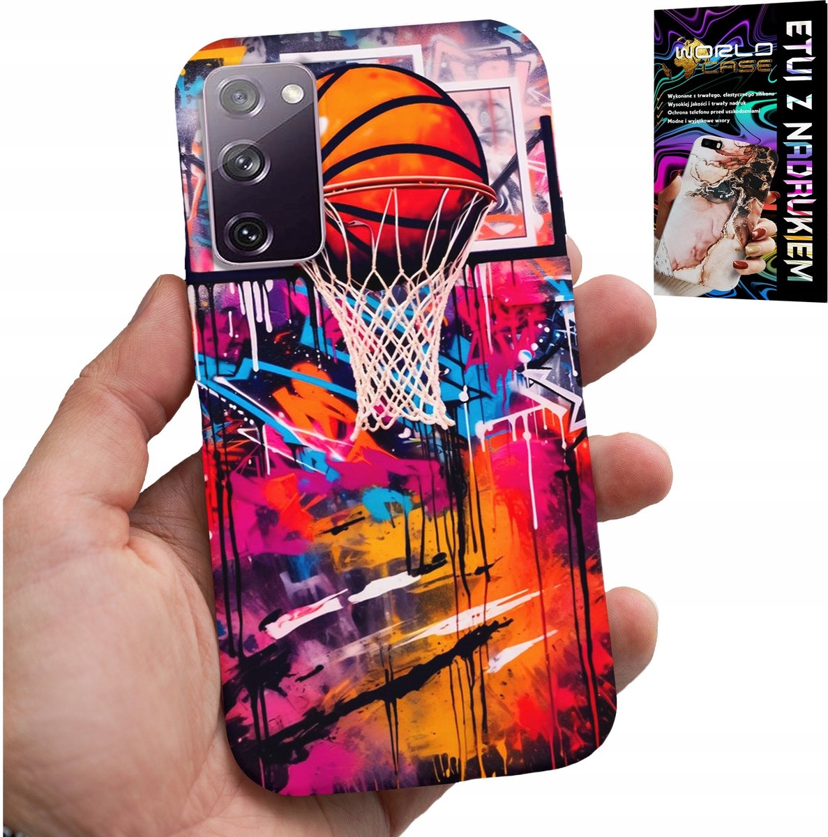 HOESJE VOOR SAMSUNG GALAXY S20 FE - BASKETBAL NBA STREET GRAFFITI BASKET FAN