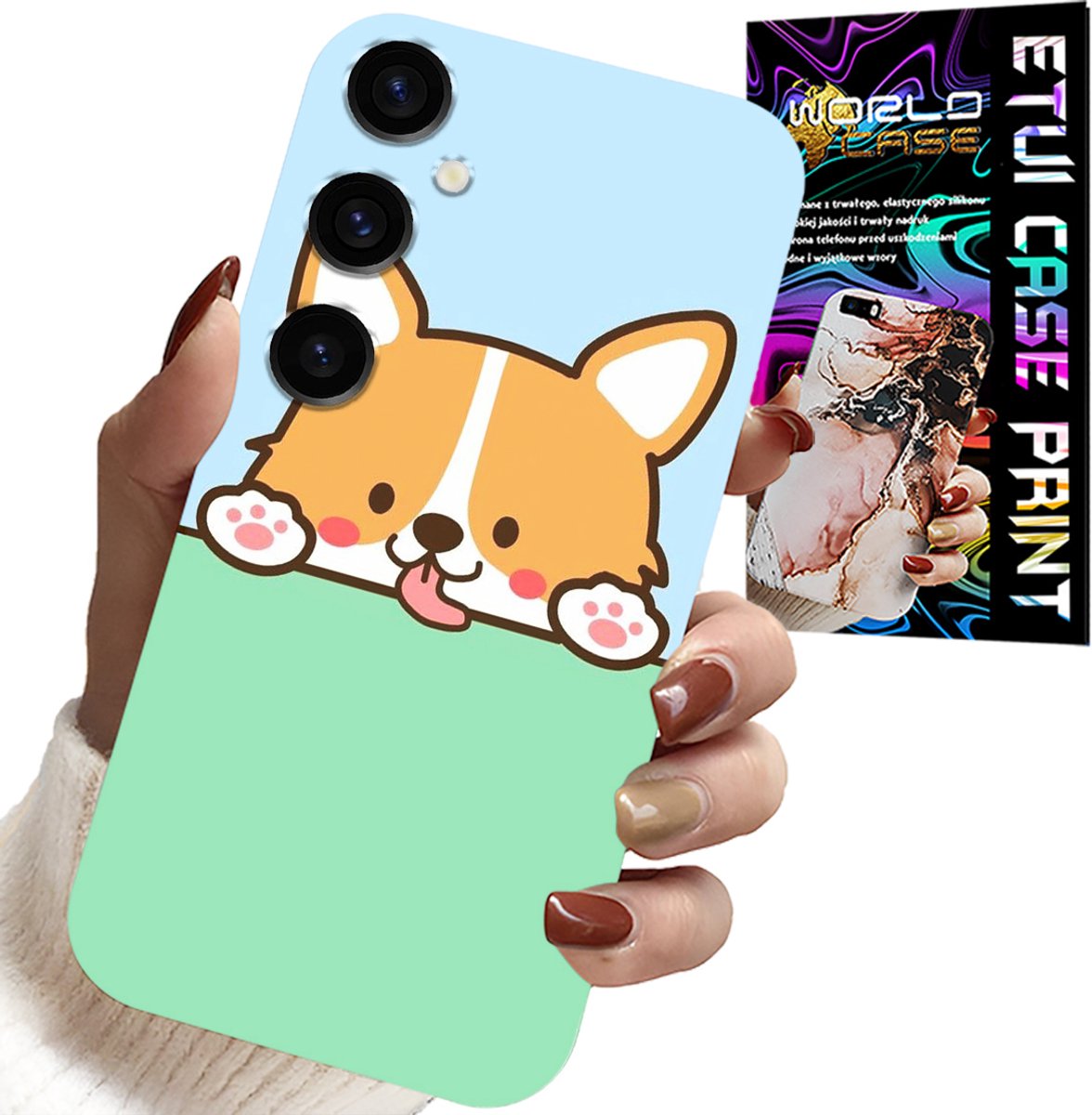 HOESJE VOOR SAMSUNG GALAXY M35 4G - LEUKE HONDEN MET SPROOKJESPATROON