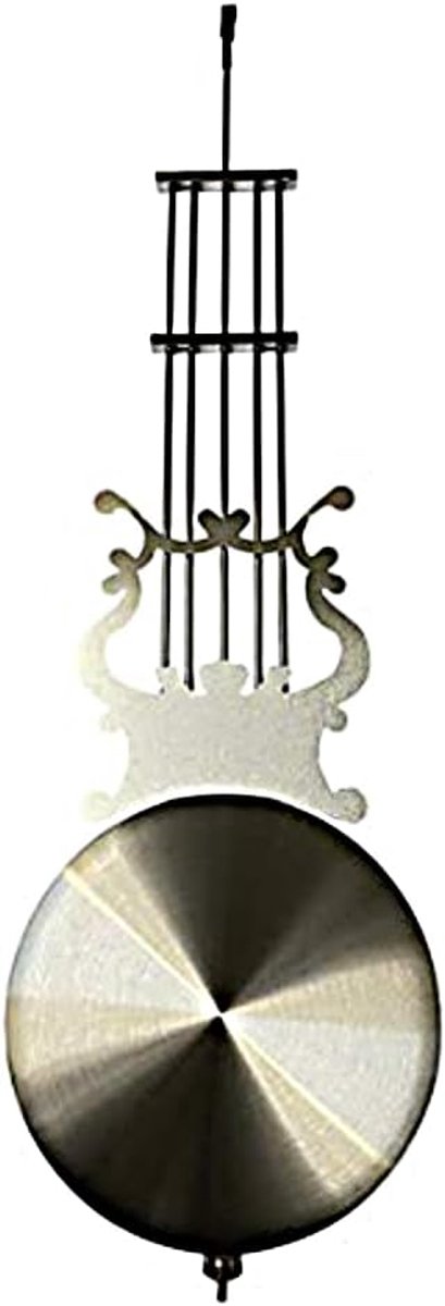 Klok Slinger Staaf - Pendule Onderdeel - Klok Reparatie - Imitatie Metaal Afwerking - 250mm 68mm - Goud