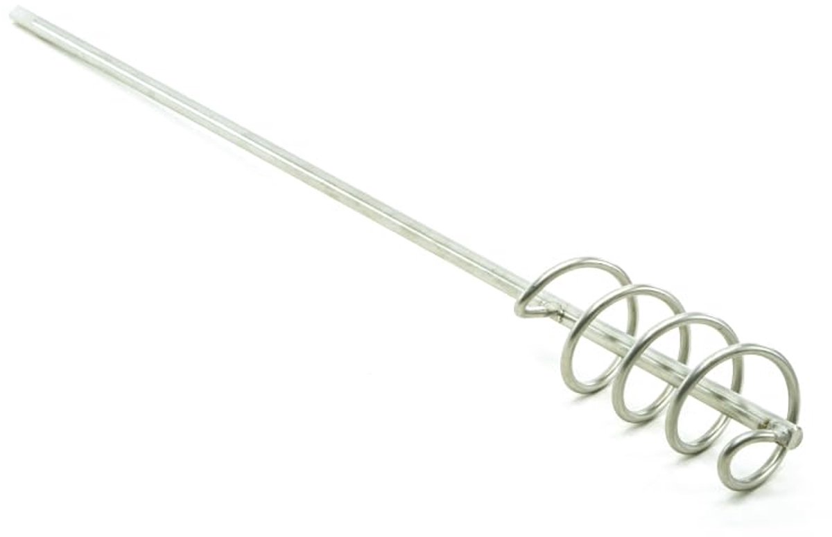 Honingroerder - Roestvrij staal spiraal - Honing roeren - Duurzame roerpropeller - Metaal