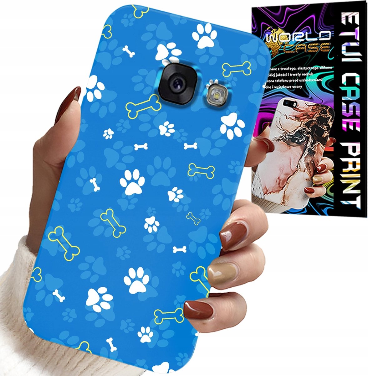 HOESJE VOOR SAMSUNG A5 2017 - PAWS BONES DOG PATROL PATRONEN VOOR KINDEREN