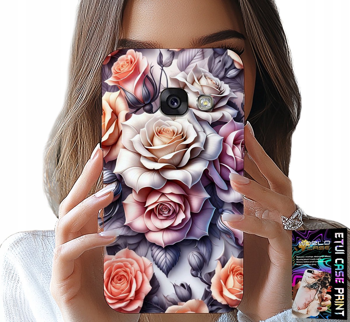 Hoesje voor Samsung A5 2017 - Bloemenpatroon, rozen, bloemen
